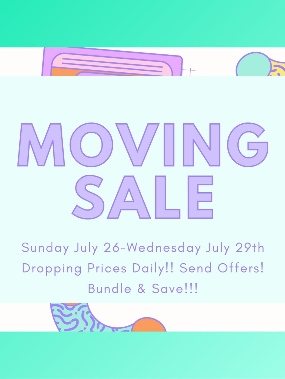 HUGE SALE!!!!